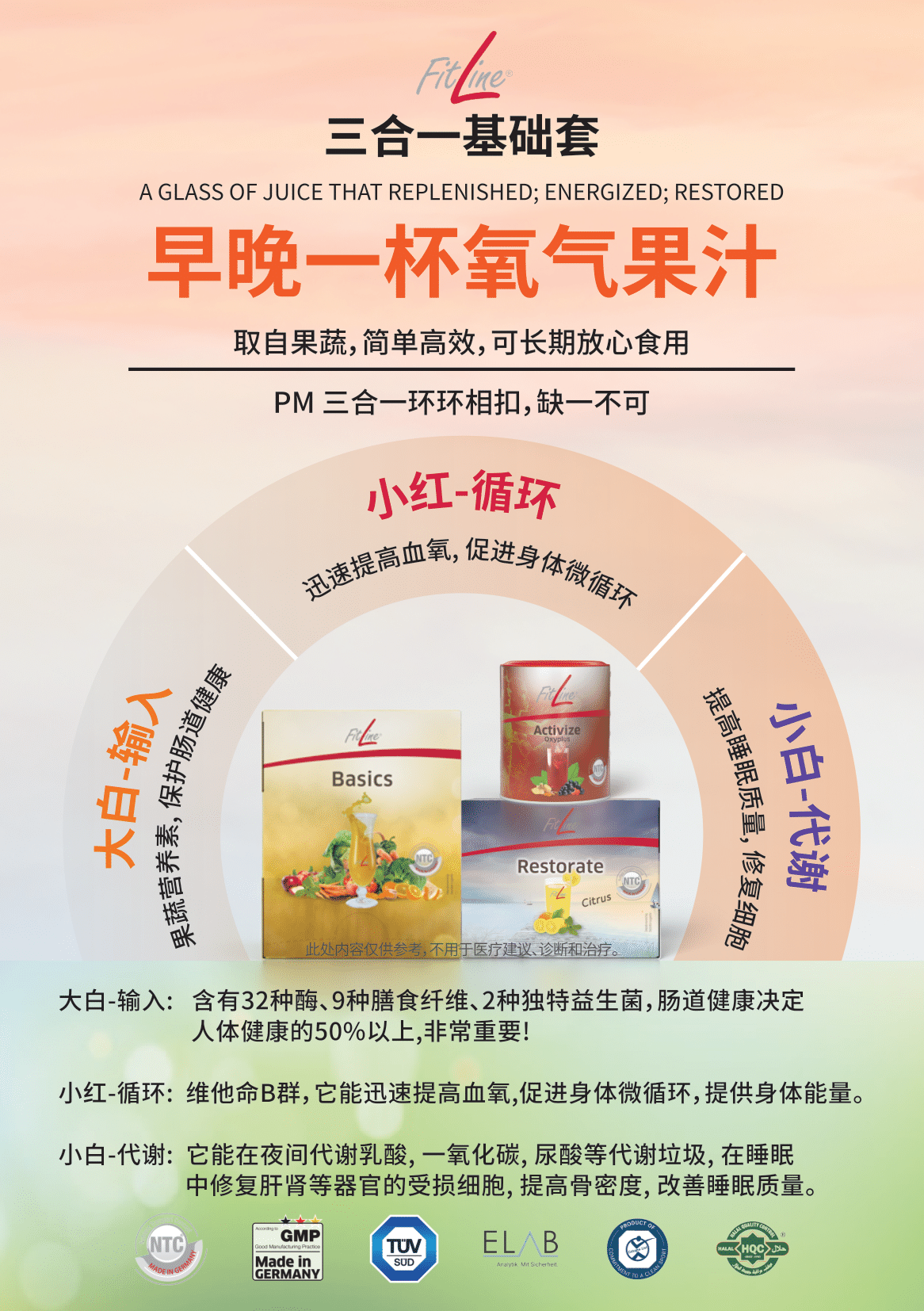 FitLine Daily Juice Routine flyer